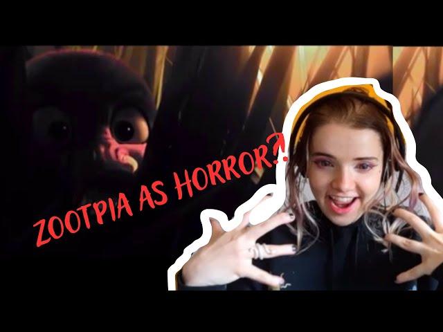 Zootopia as a HORROR Movie?!? | REACTION - Editingiseverything