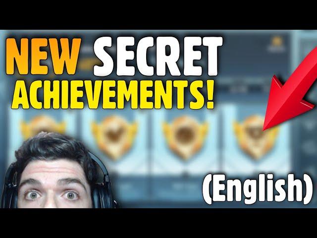 EASY NEW HIDDEN ACHIEVEMENTS!! (English) PUBG Mobile