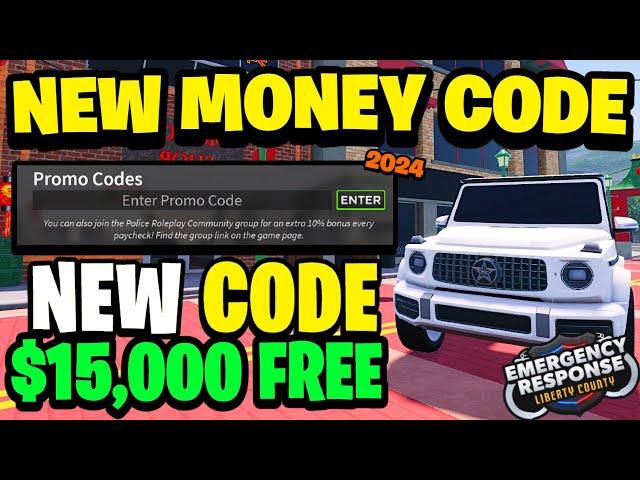 New FREE MONEY CODES In ERLC! (Liberty County)