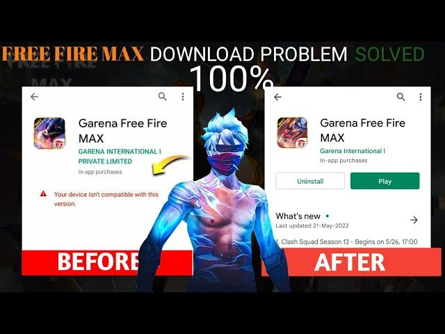 FREE FIRE MAX YOUR DEVICE ISN'T COMPATIBLE | YOUR DEVICE ISN'T COMPATIBLE WITH THIS || FREE FIRE 