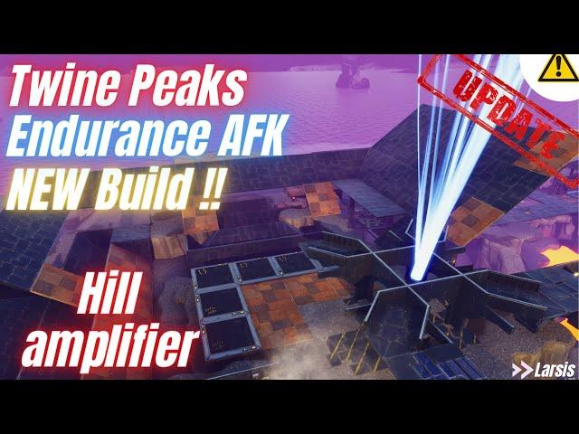 Fortnite STW - Twine Peaks endurance build AFK Working 2024 - Hill Amplifier - ️ update 1️