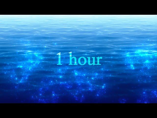 [1 Hour] Ocean Sounds, Relaxing Waves 🫧   for Deep Sleep, Meditation, Reading, and Study Music