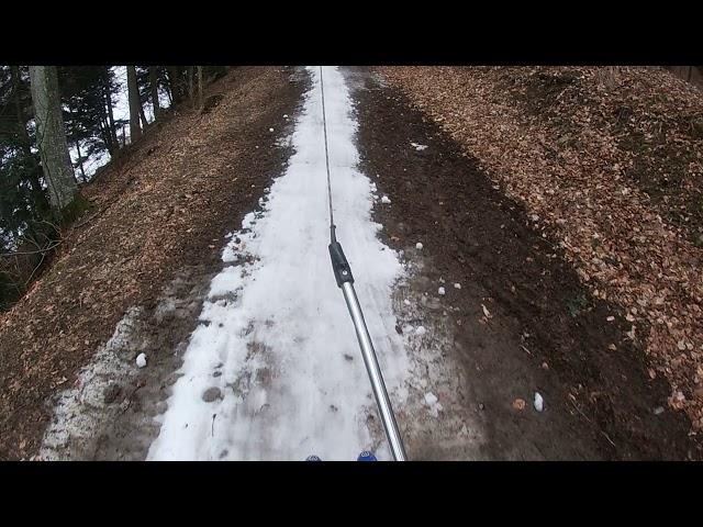 skijanje Sljeme - zeleni spust  *malo snijega*