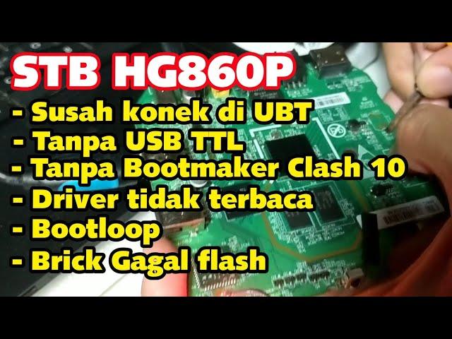 Memperbaiki STB HG860P Tidak Terdeteksi di Usb Burning Tool (Short Pin)