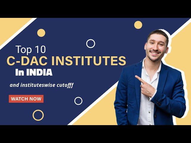 Top 10 CDAC institutes with cutoff ranks | AUGUST 2024 Batch | Must watch | CDAC Courses Results out