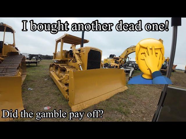 I bought another non running Cat D7F dozer at auction… does it run and move? Will my gamble pay out?