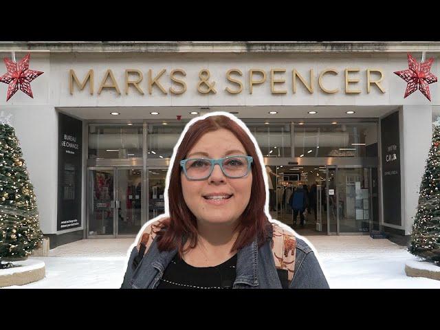 First Time Shopping for Christmas Food at M&S (Americans Try British Christmas Treats)