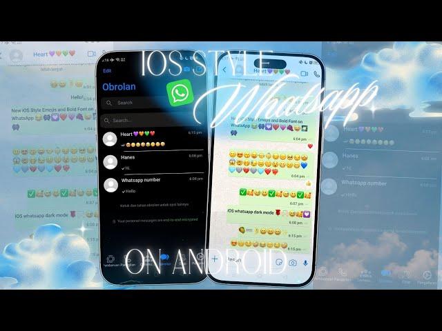 iOS Whatsapp App with iOS Emojis on any Android (Updated)