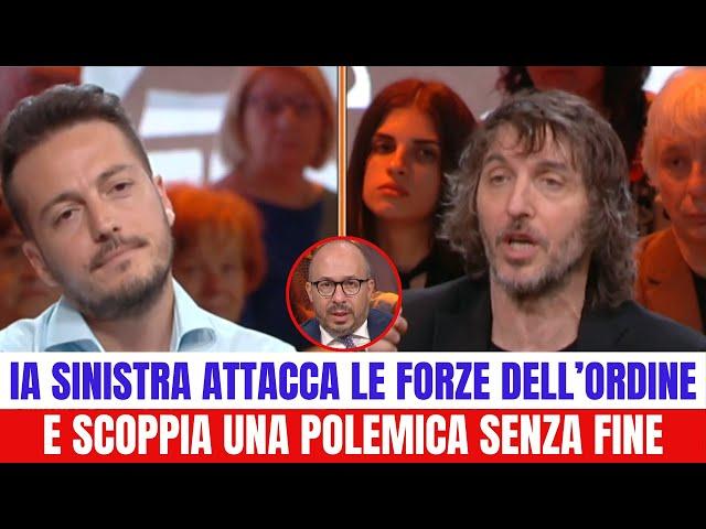 LA SINISTRA ATTACCA LE FORZE DELL' ORDINE E SCOPPIA UNA POLEMICA