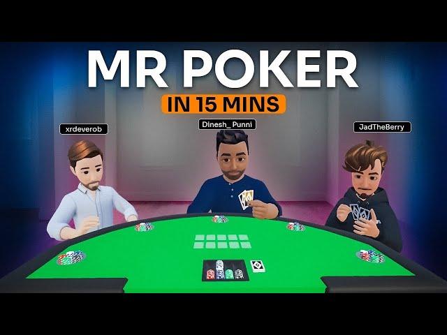 Let’s make MR Poker in 15 MINS!!