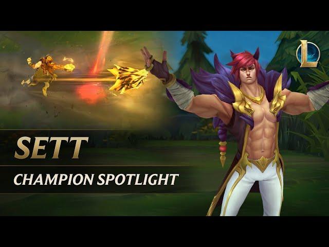 Sett Champion Spotlight | Gameplay - League of Legends (PEGI)