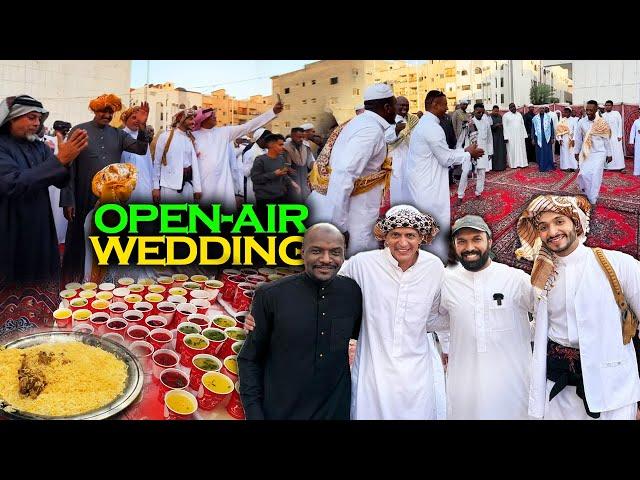 Traditional Madina Weddingin the open air | Locals of Madinah | Celebration and Dinner 