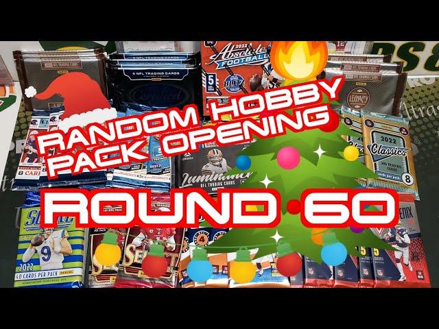 Random Football Card Hobby Pack Opening Round 60! 