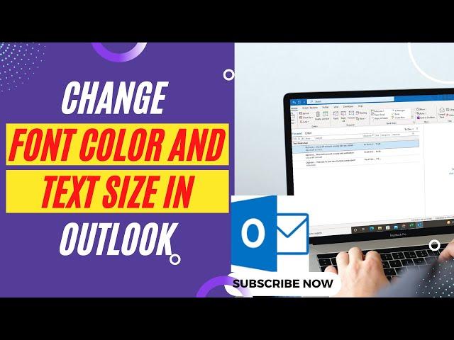 How to Change Font Color and Text Size in Outlook