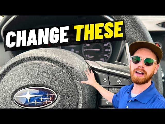 Top 5 Settings you will want to change on your NEW Subaru Outback, Forester, Crosstrek & More