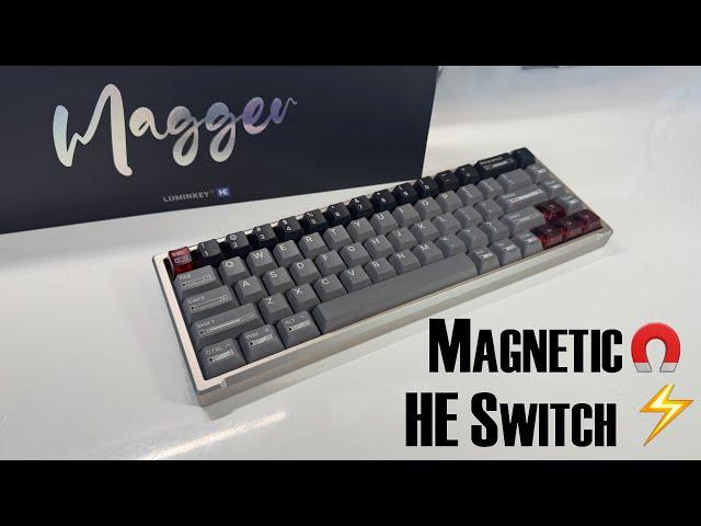 Magnetic Hall effect Switches ?! - LUMINKEY Magger 68 HE Gaming Keyboard