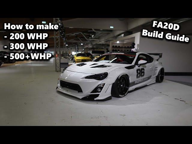 How to make power with your FA20D powered BRZ or GT86