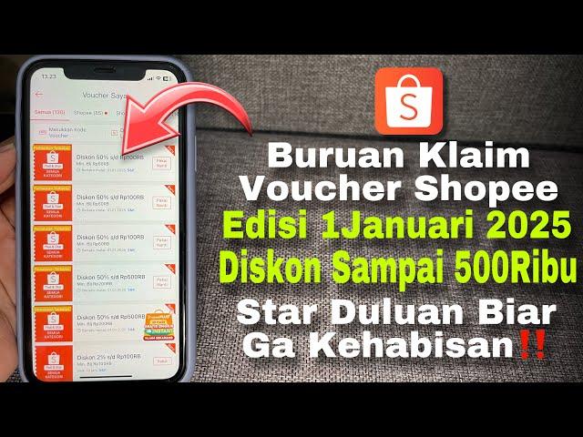 Cara Klaim Kode Voucher Shopee Terbaru Edisi 1 Januari 2025 | Diskon Sampai 500Ribu