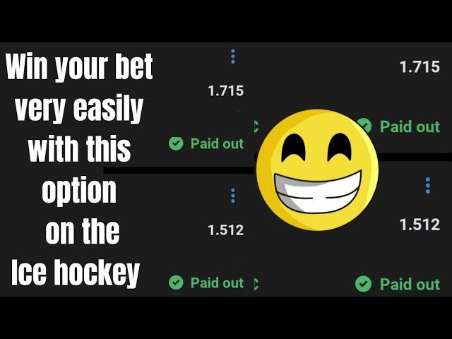 Make a lot of money with this amazing Ice hockey trick-bet slips today