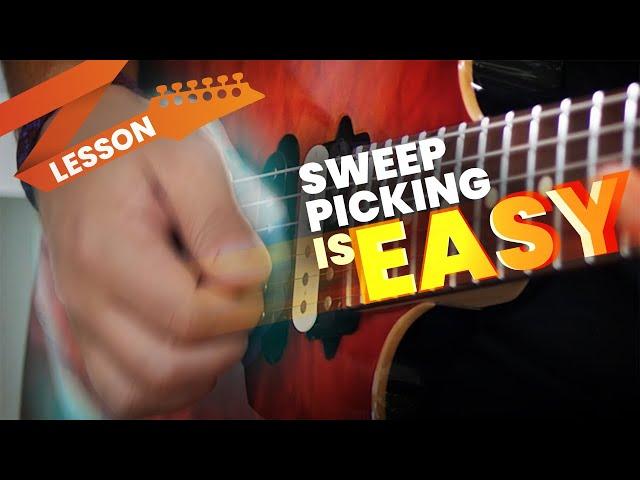 Sweep Picking is Easy!!! Fix your sweep picking in 3 steps!