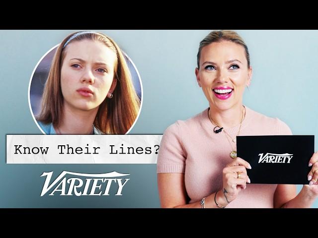 Does Scarlett Johansson Know Her Lines From Her Most Famous Films?