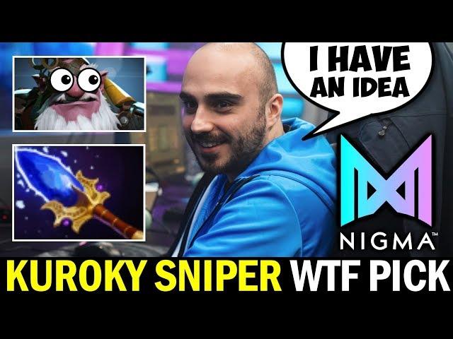 KUROKY SNIPER First Item SCEPTER — NIGMA vs Chicken Fighters ESL One LA Online Dota 2