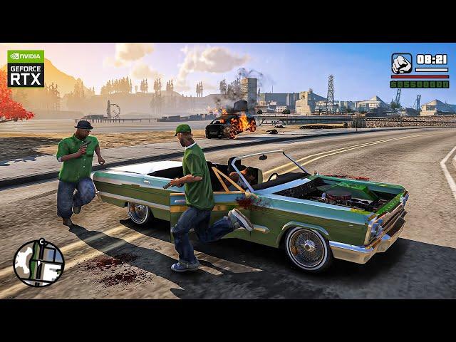 GTA San Andreas Remastered 2025 | Maxed-Out Graphics 8K Gameplay [GTA 5 PC Mods]