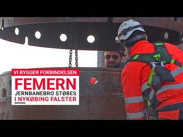 Vi bygger forbindelsen: FEMERN - Jernbanebro støbes i Nykøbing Falster