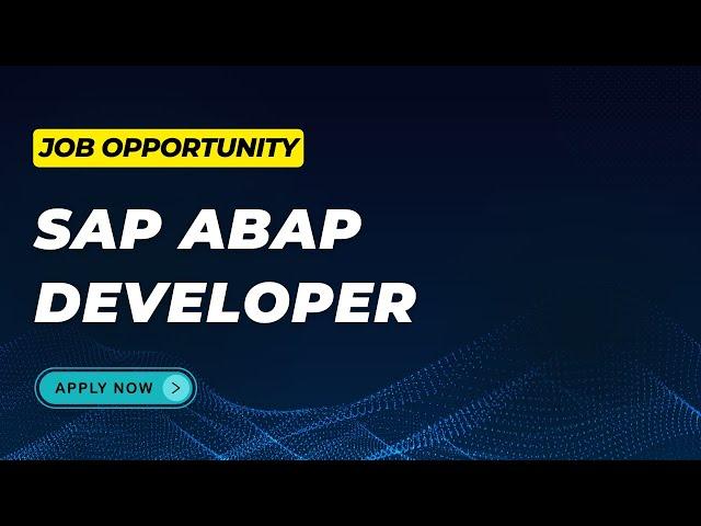 Exciting #sap ABAP Developer Opportunity at People Prime Worldwide— #applynow !