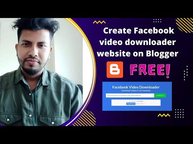 Make facebook video downloader website in blogger | all in one video downloader blogger script