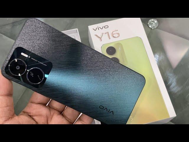 vivo Y16 4GB/64GB Steller Black Unboxing, First Look & Review! Vivo Y16 Price, Specifications Etc.