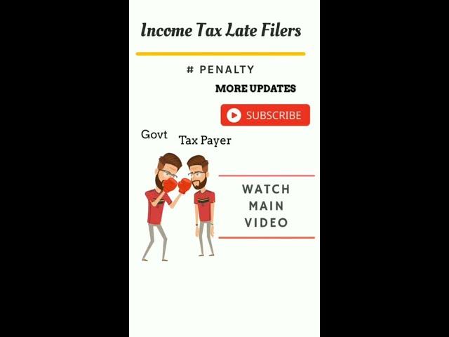 INCOME TAX LATE FILING PENALTY