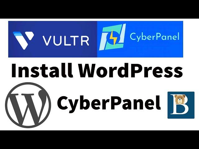 #12 Cyberpanel Install WordPress and File Manger Tutorial - Cyberpanel Tutorial