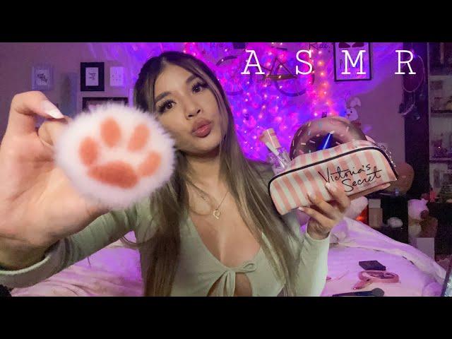ASMR | Mean Girl Does Your Makeup Roleplay(Personal attention, Inaudible whispers)
