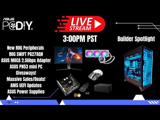 ASUS Show #74 - New ROG peripherals, ROG SWIFT PG27AQN, Power Supplies, Giveaways & More