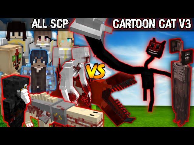 NEW VS OLD! CARTOON CAT V3 VS SCP FOUNDATION!