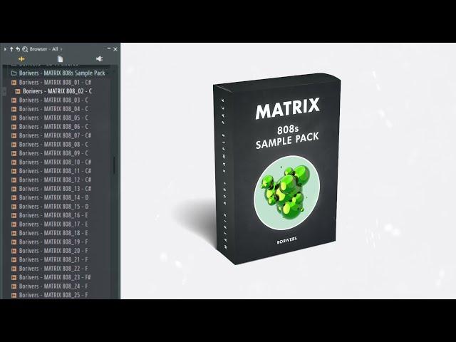 MATRIX 808 | 808 Bass Samples | 808 Sample Pack