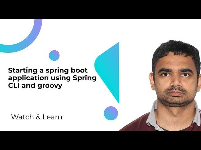 Starting a spring boot application using Spring CLI and groovy