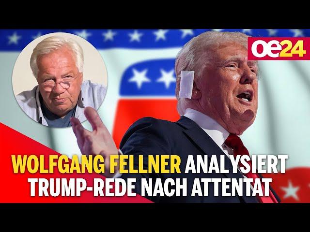 Wolfgang Fellner analysiert erste Trump-Rede nach Attentat