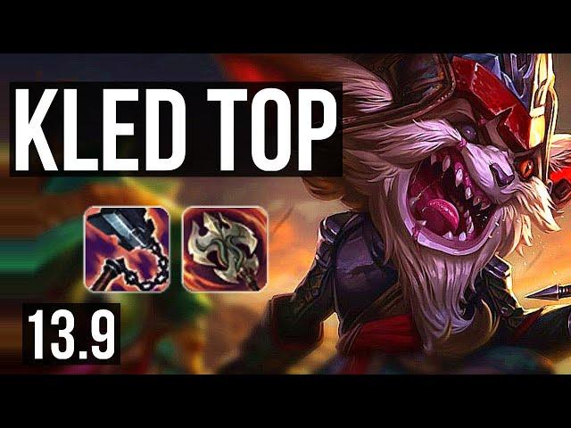 KLED vs PANTHEON (TOP) | 9/0/2, Legendary, 300+ games | KR Master | 13.9