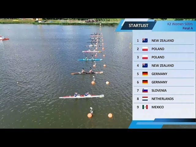 K2 Women 500m - Final A / 2024 ICF Canoe-Kayak Sprint World Cup Poznan