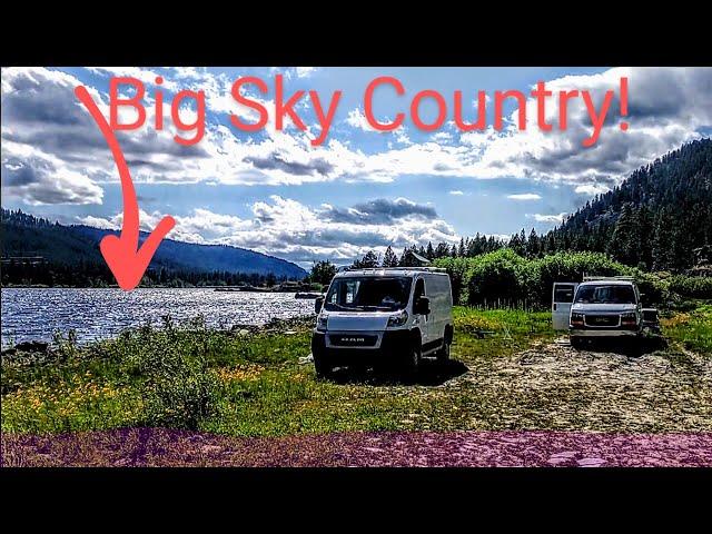 Bears and Snakes Campsite in Montana.  Van Life ️