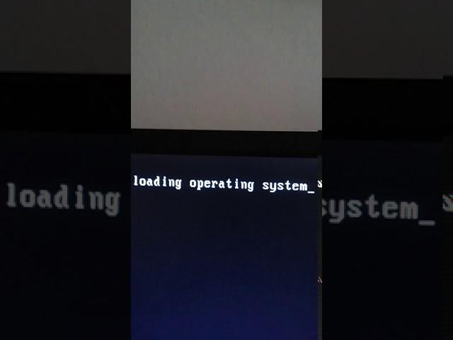 Error loading operating system. PLEASE HELP.