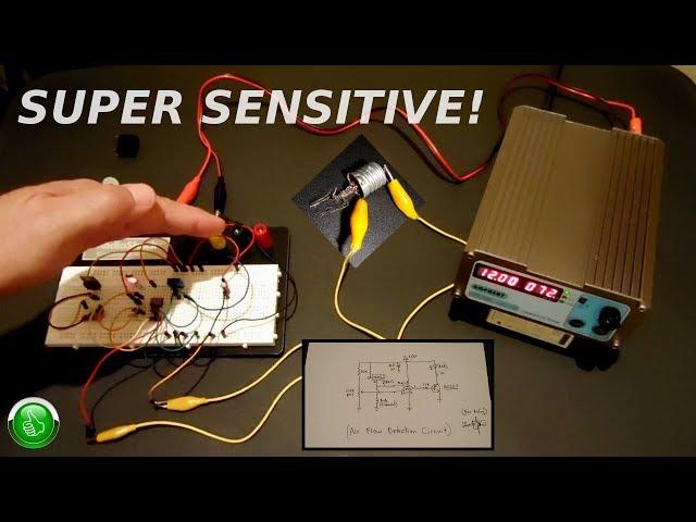 Super Sensitive Air Flow Detection Circuit