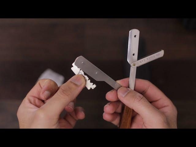 How to Load a Blade into a Shavette or Straight Razor: Remove and Change