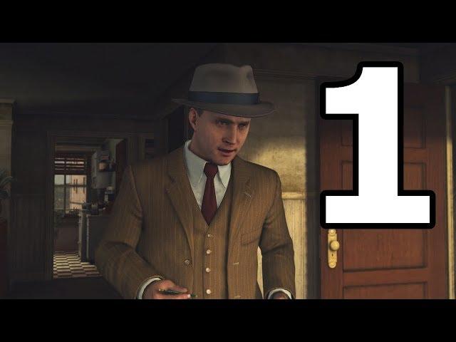 LA Noire Remastered Walkthrough Part 1 - No Commentary Playthrough (PS4)