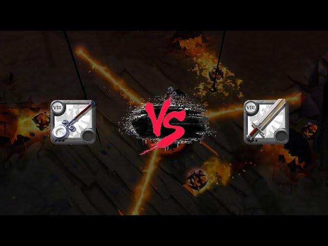 Holy Staff vs Broadsword | Albion Online Corrupted Dungeon PVP