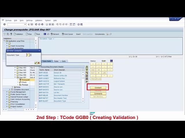 SAP ABAP FI Validation