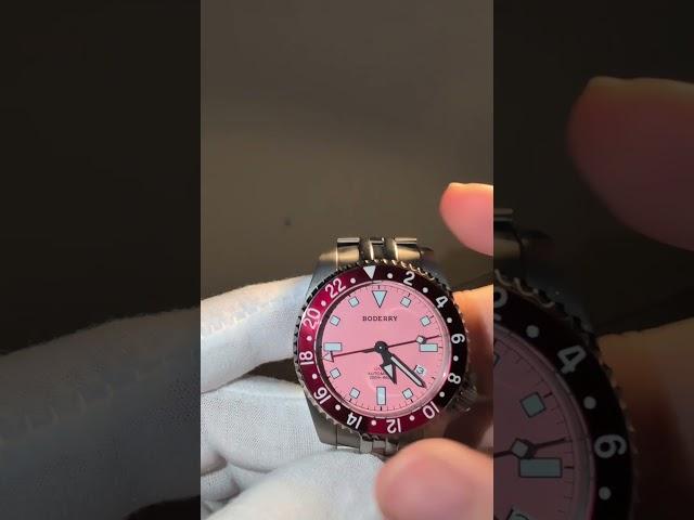 The Pink Admiral Titanium GMT from Boderry. Is it Great or Is it MEH? Please watch to the end.