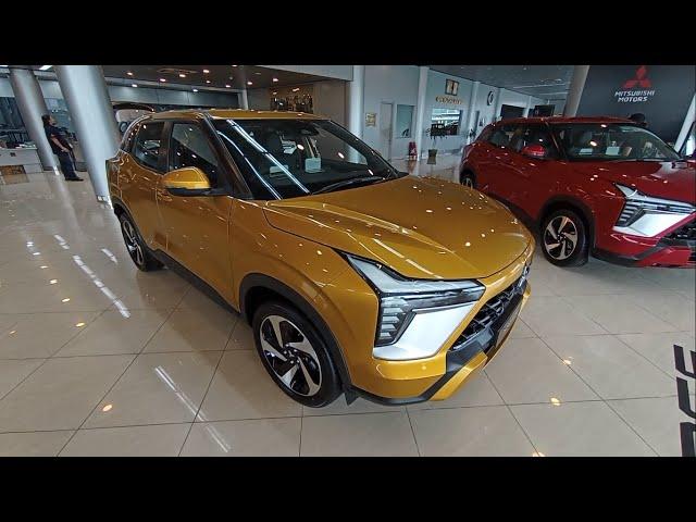 Mitsubishi Xforce Ultimate Yellow 1.5 CVT (GR1W) walkaround exterior and interior (Brunei)